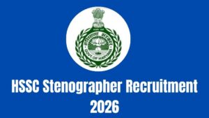HSSC Stenographer Recruitment 2026