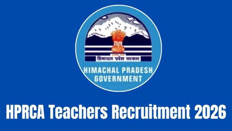 HPRCA Teachers Recruitment 2026