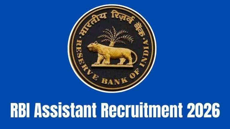 RBI Assistant Recruitment 2026