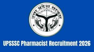 UPSSSC Pharmacist Recruitment 2026
