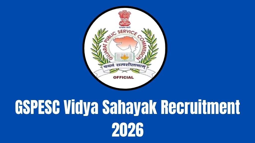 GSPESC Vidya Sahayak Recruitment 2026