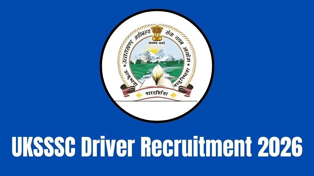 UKSSSC Driver Recruitment 2026