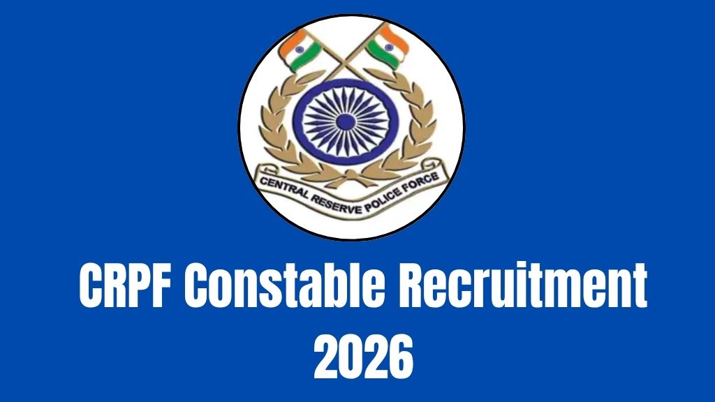 CRPF Constable Recruitment 2026