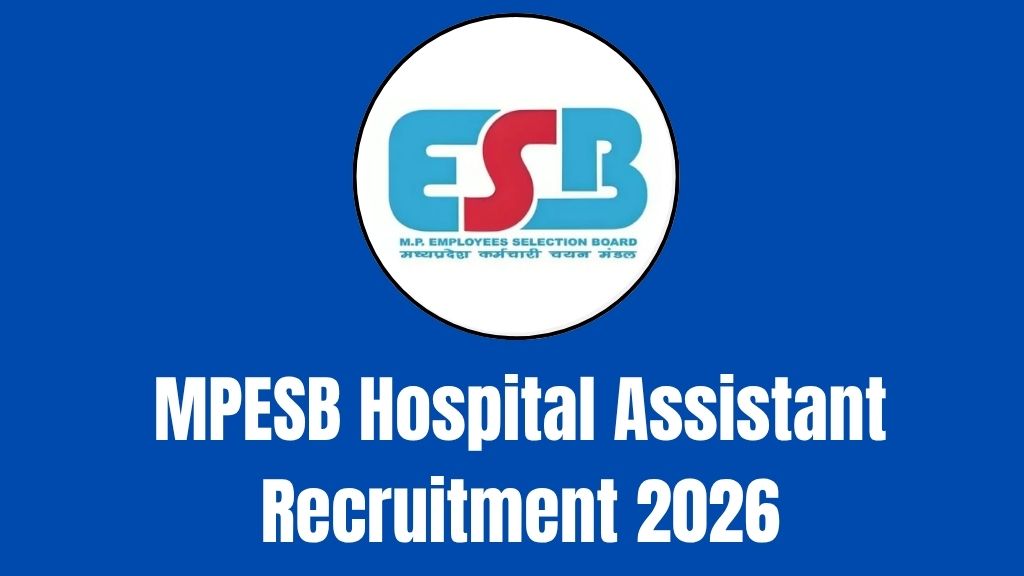 MPESB Hospital Assistant Recruitment 2026