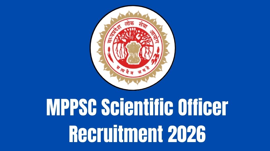 MPPSC Scientific Officer Recruitment 2026