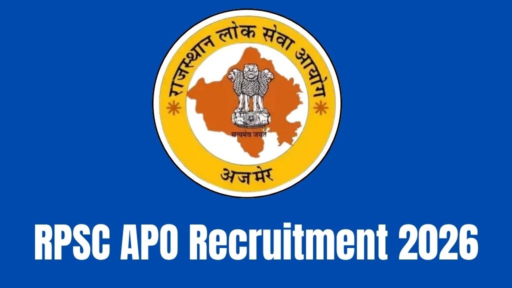 RPSC APO Recruitment 2026