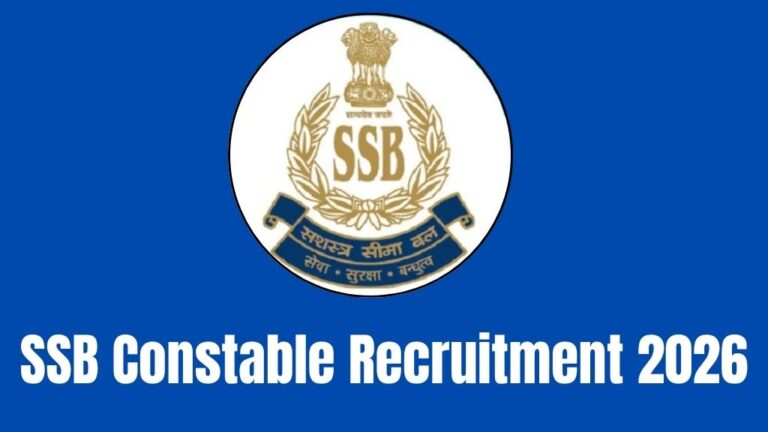 SSB Constable Recruitment 2026