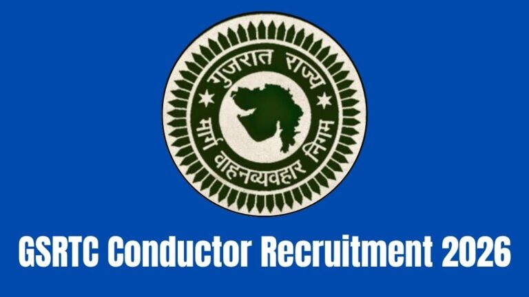 GSRTC Conductor Recruitment 2026