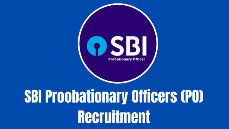 SBI Proobationary Officers (PO) Recruitment
