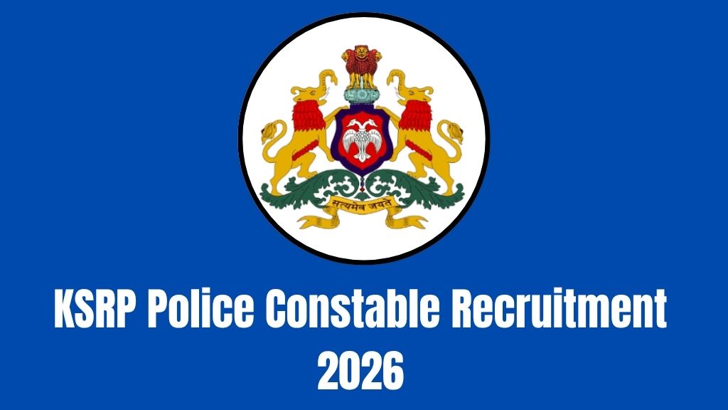 KSRP Police Constable Recruitment 2026