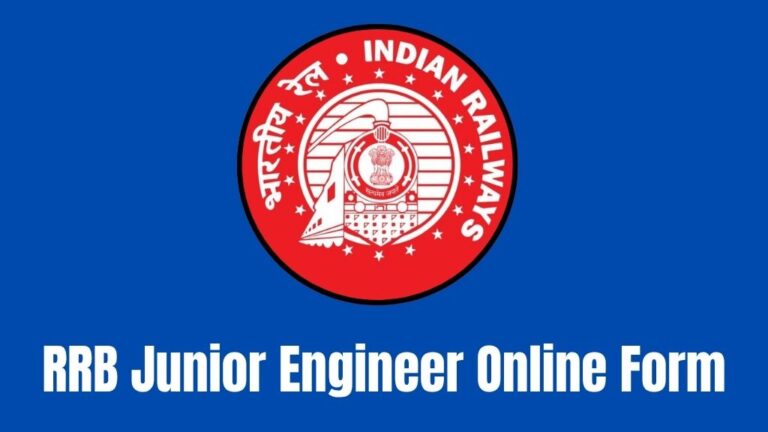 RRB Junior Engineer Online Form