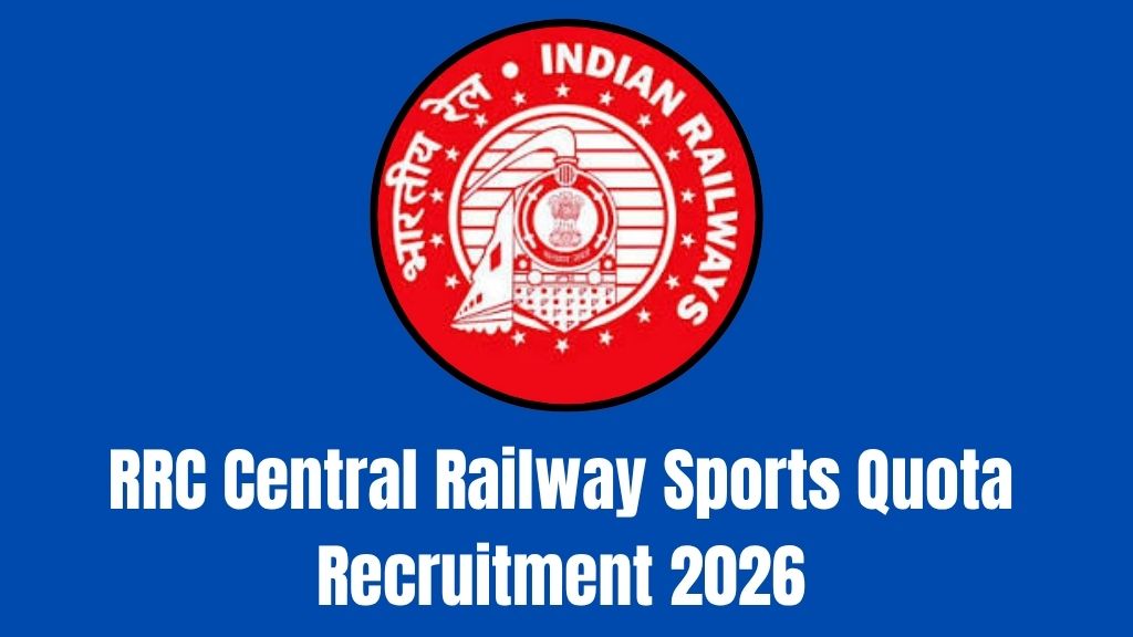 RRC Central Railway Sports Quota Recruitment 2026