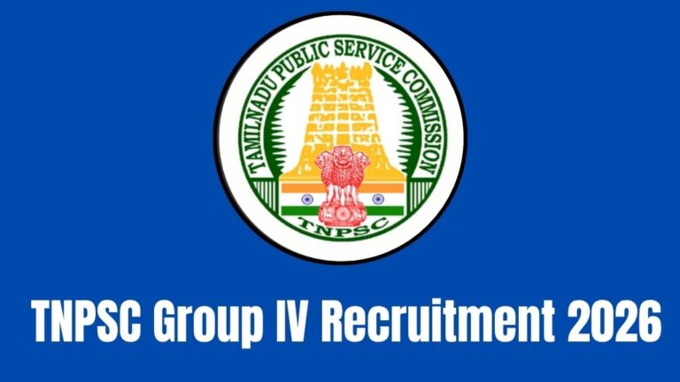 TNPSC Group IV Recruitment 2026