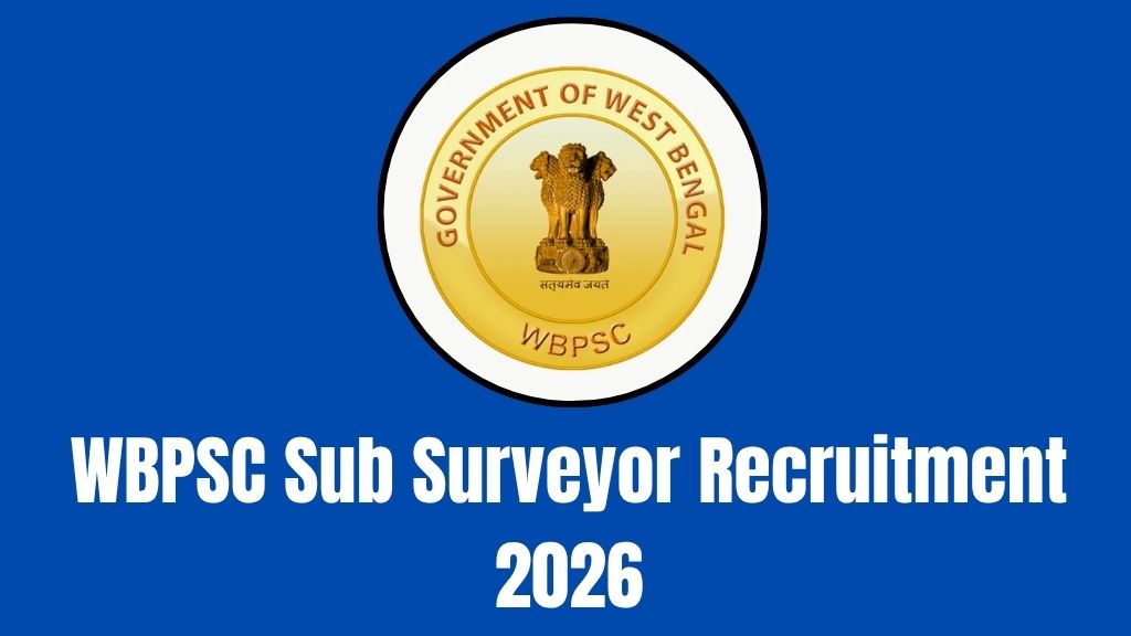 WBPSC Sub Surveyor Recruitment 2026